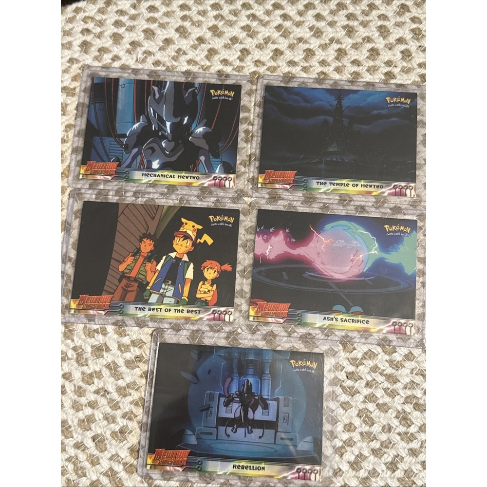 1999 Pokemon Mewtwo Strikes Back Cards Lot Of 5 Fast Shipping
